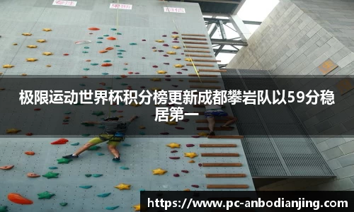 极限运动世界杯积分榜更新成都攀岩队以59分稳居第一